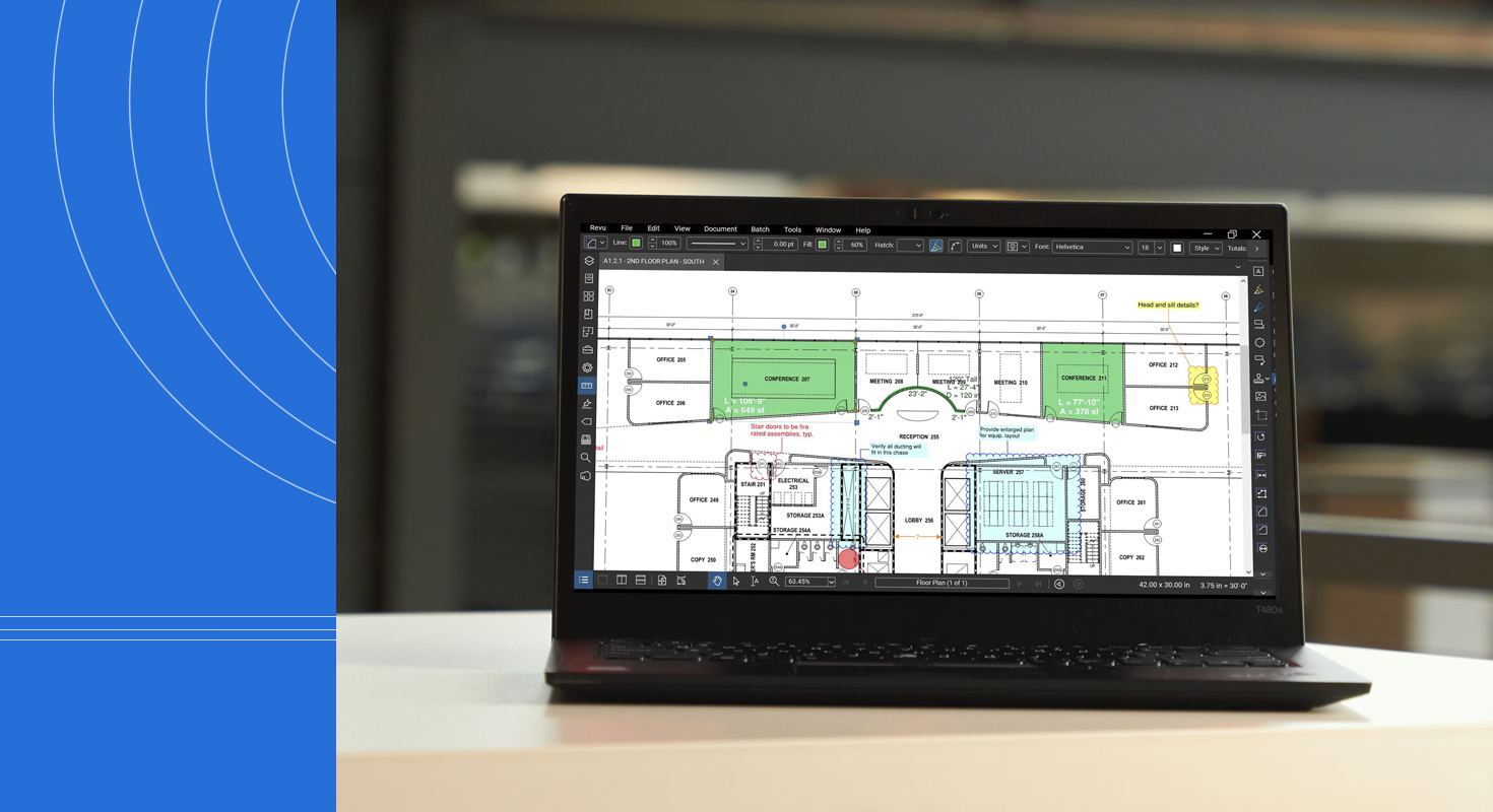 Digital Measurements in Bluebeam Revu